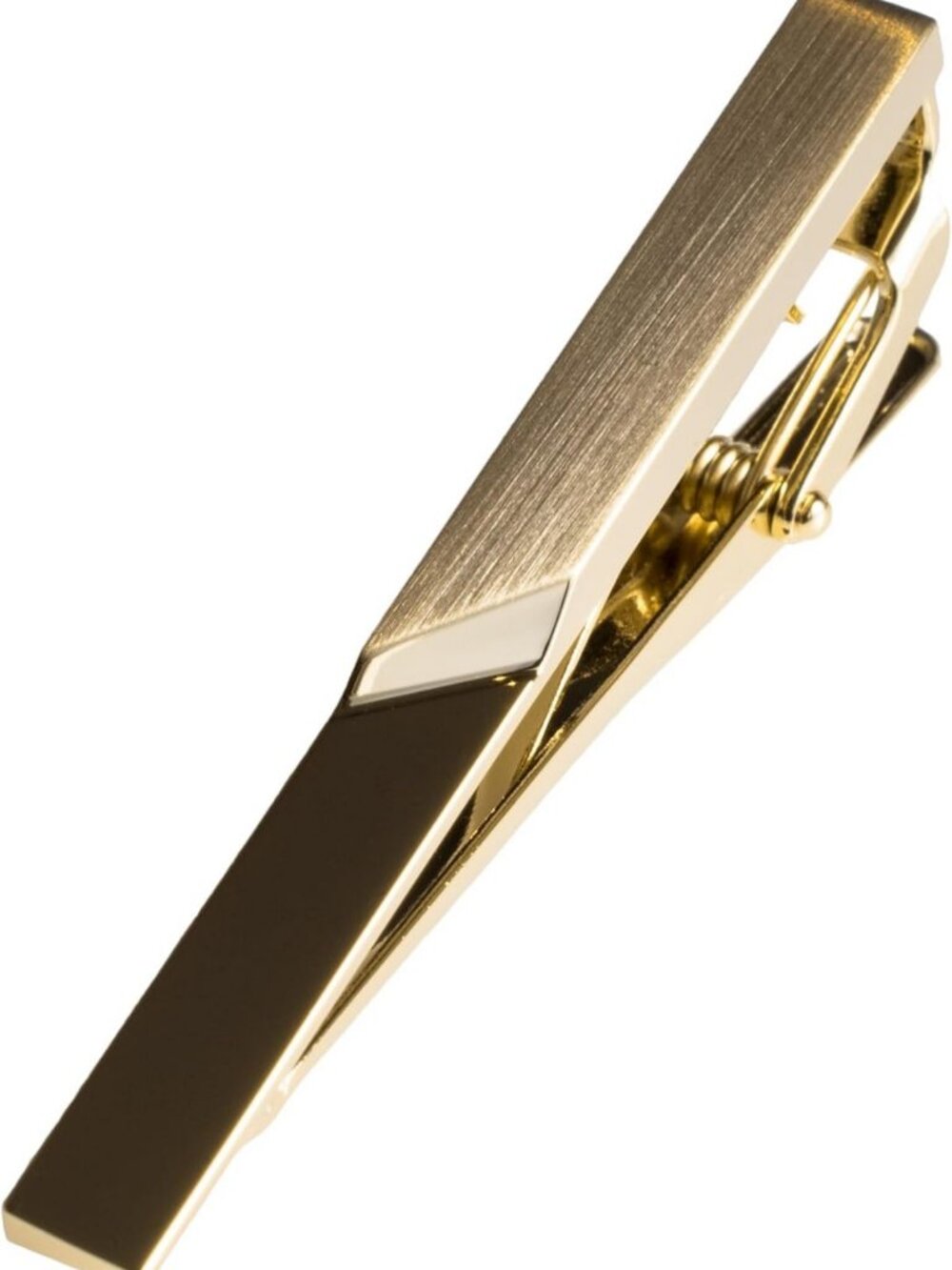 Stylish Black Silver Tie Clip for Men - Elegant Tie Bar & Pin Accessory